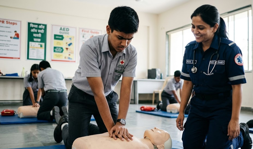 First Aid Training for Students